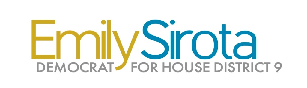 Logo for Emily Sirota, Democrat for House District 9
